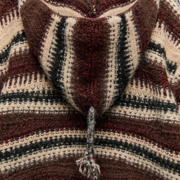 Zara Limited Edition Alpaca Blend Hooded Sweater. Size Large. New With Tags! - Picture 9 of 9